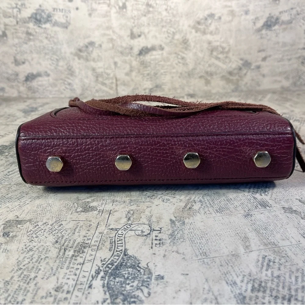 REBECCA MINKOFF Avery Saffiano Leather Crossbody Bag Chain Strap